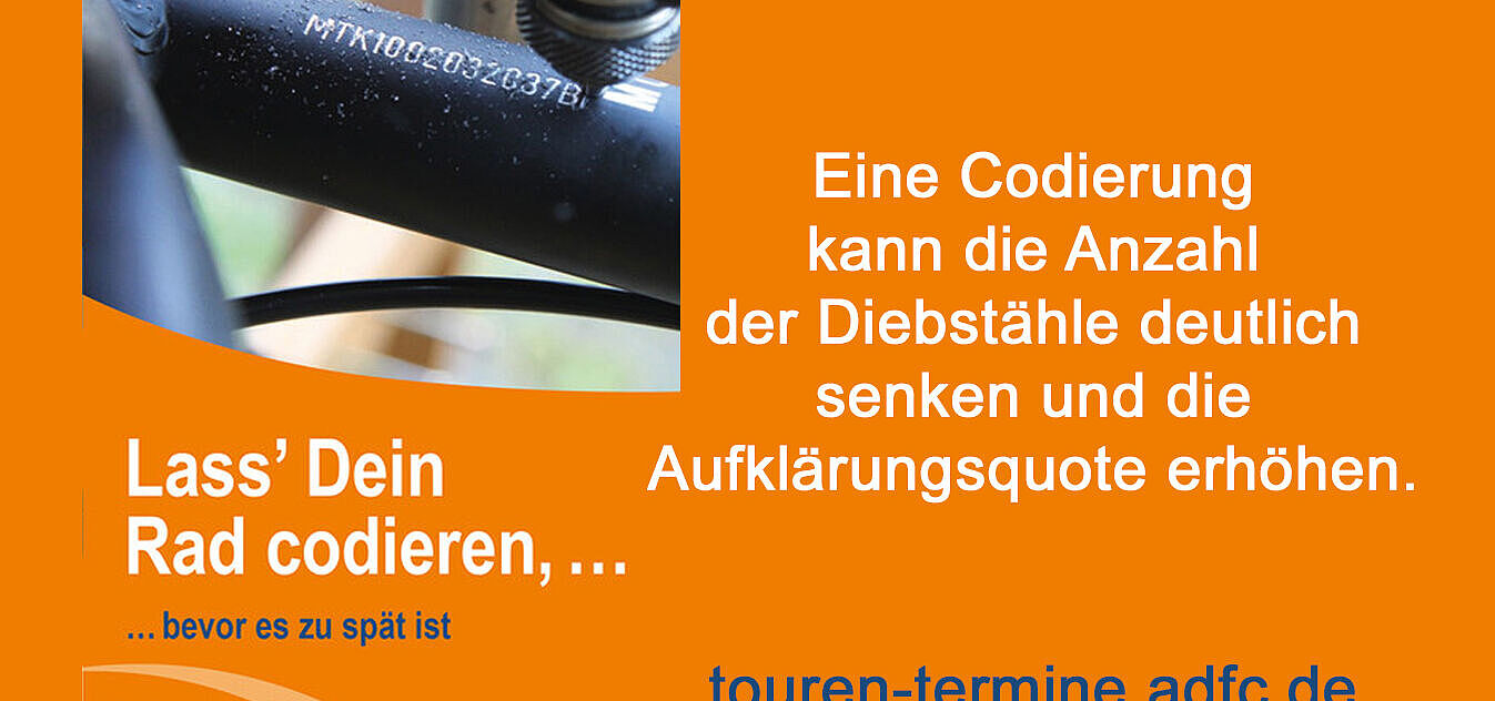 Lasse dein Rad codieren