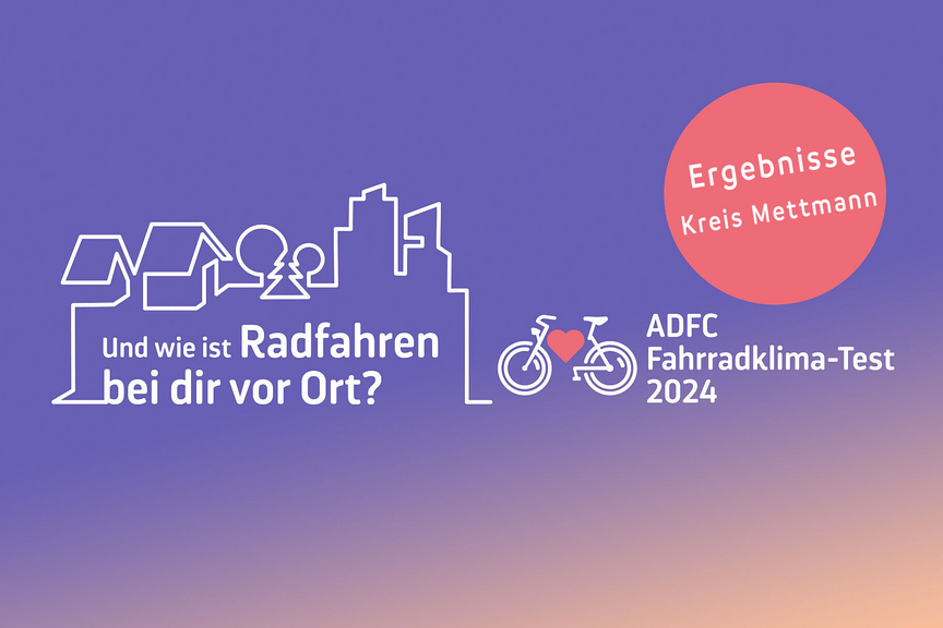 ADFC-Fahrradklimatest 2024 - Ergebnisse Kreis Mettmann ADFC-Fahrradklimatest 2024 - Ergebnisse Kreis Mettmann