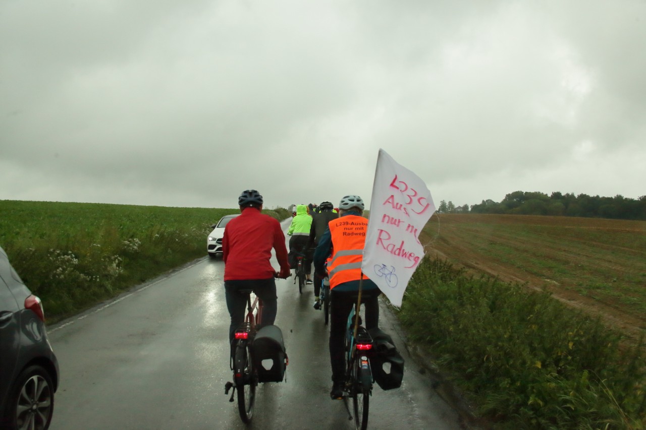 Fahrraddemo L239 Ratingen-Mettmann