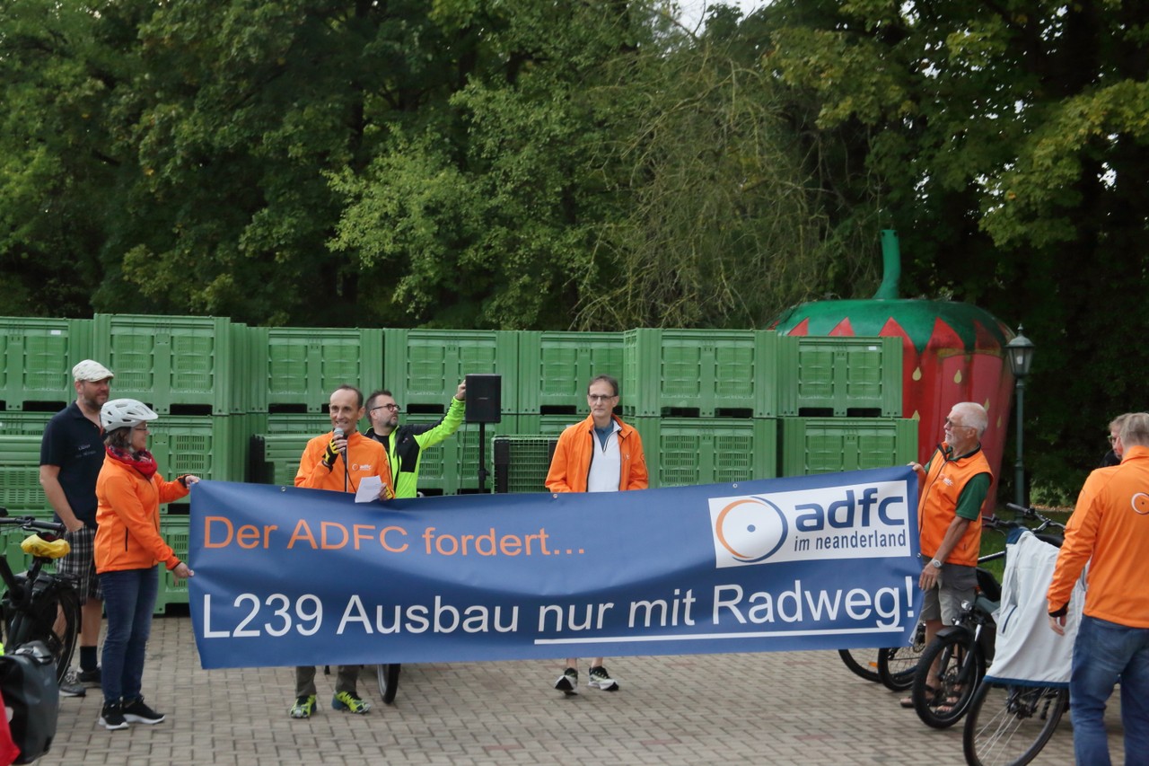 Fahrraddemo L239 Ratingen-Mettmann